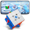 GAN 356 i3 stickerless 3x3 cube delivers smooth turning for faster practice.