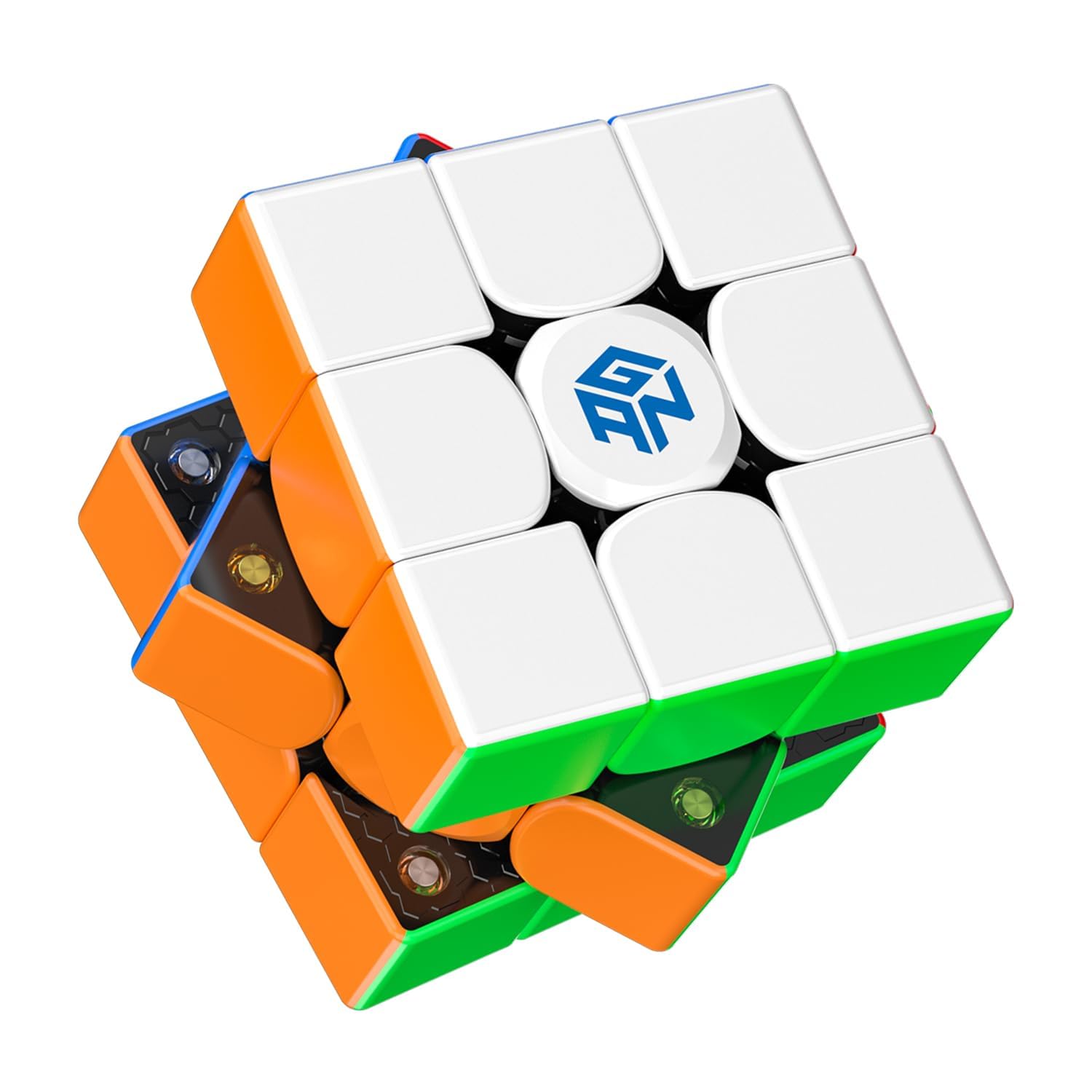 GAN 356 M magnetic speed cube with visible magnets for precise turns