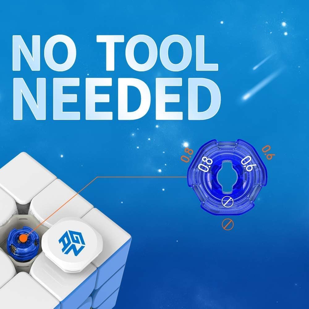 GAN 356 M stickerless surface for clean look and smooth turns