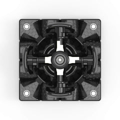 GAN 460M honeycomb inner surface reduces friction for smooth turns.