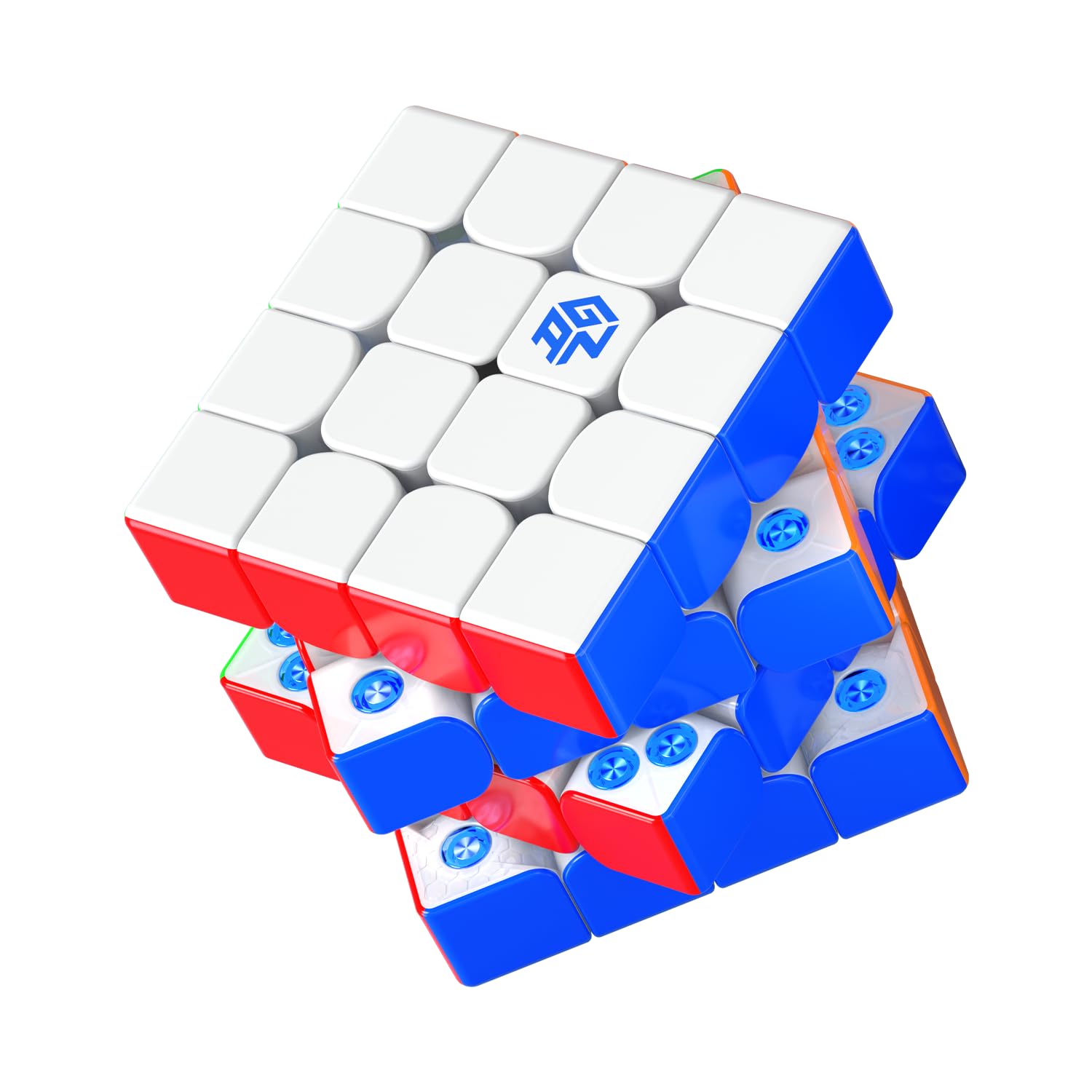 GAN 460 M V2 omni-magnetic architecture enables precise twists for fast solves.
