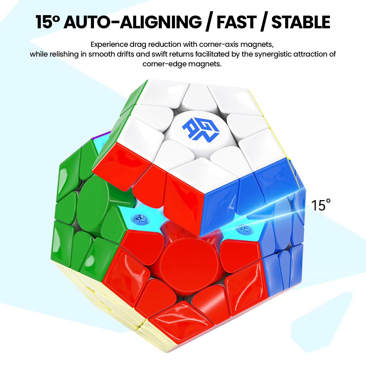 GAN Megaminx Maglev core reveals magnetic ball-type design for smooth action