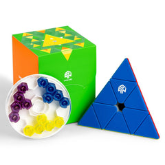 GAN Pyraminx 60 magnets core magnet system for smoother turns