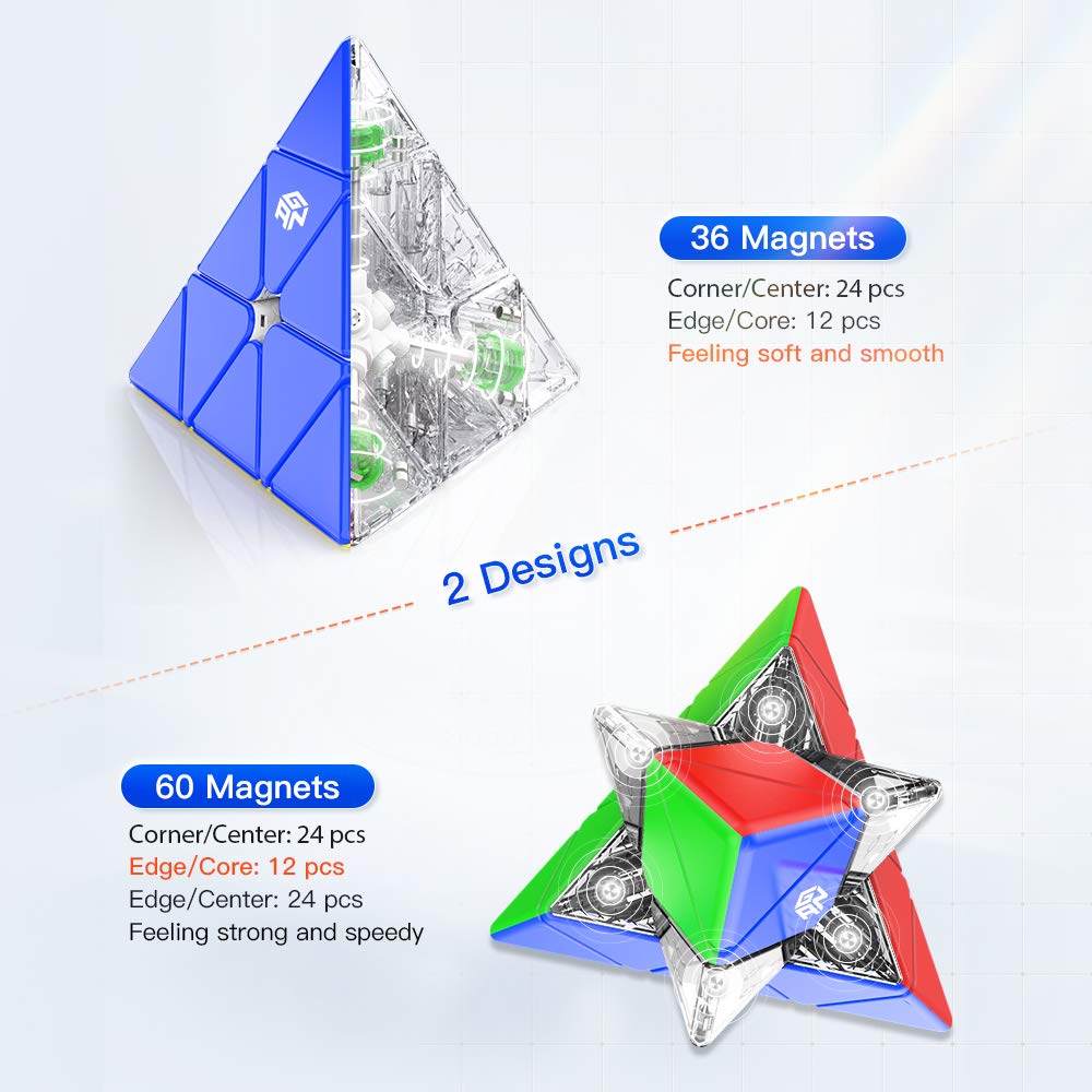 GAN Pyraminx edge magnet assembly aids precise alignment