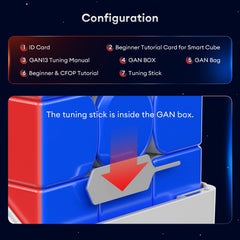 GAN 13 Maglev stickerless-appearance promotes smooth maintenance and consistent performance
