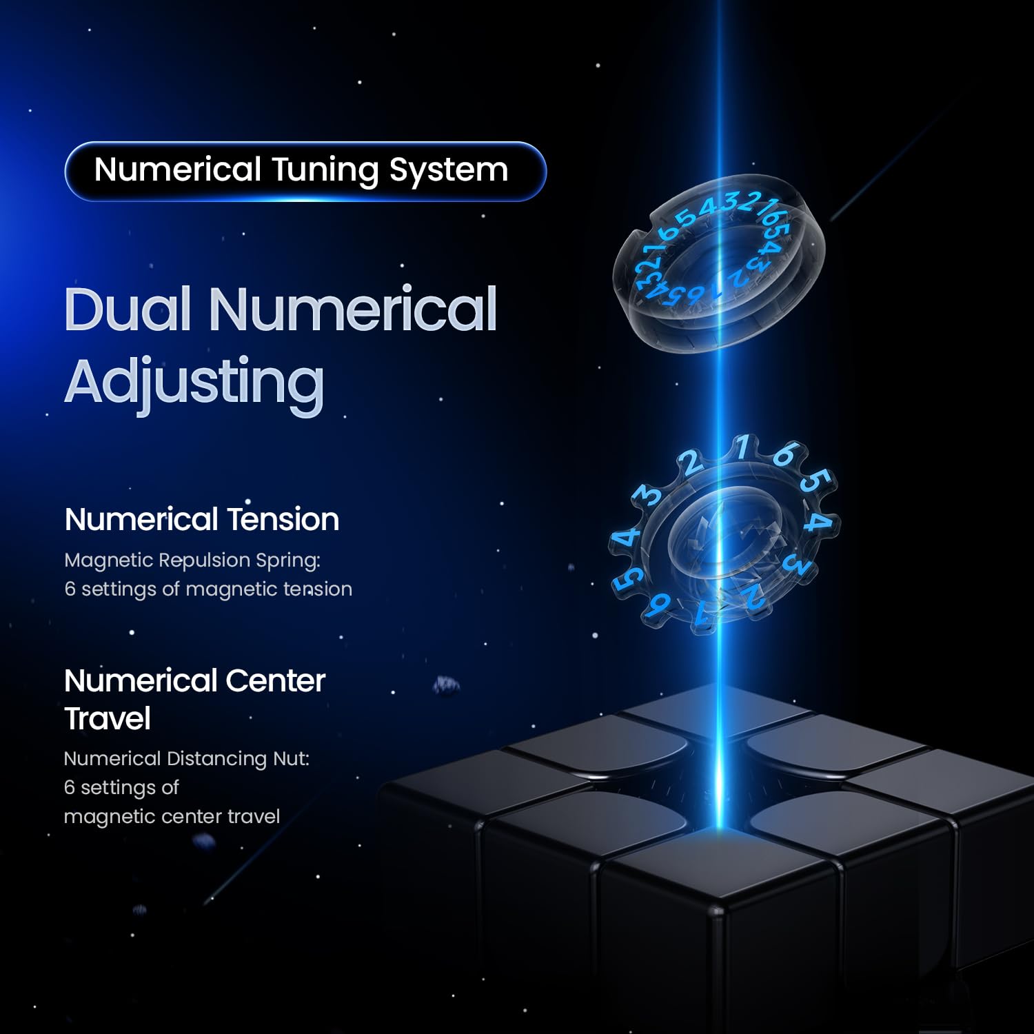 UV-coated finish protects GAN 14 Maglev Pro from wear and fading.