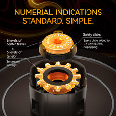 GAN 15 Maglev compact ergonomic design for portable practice.