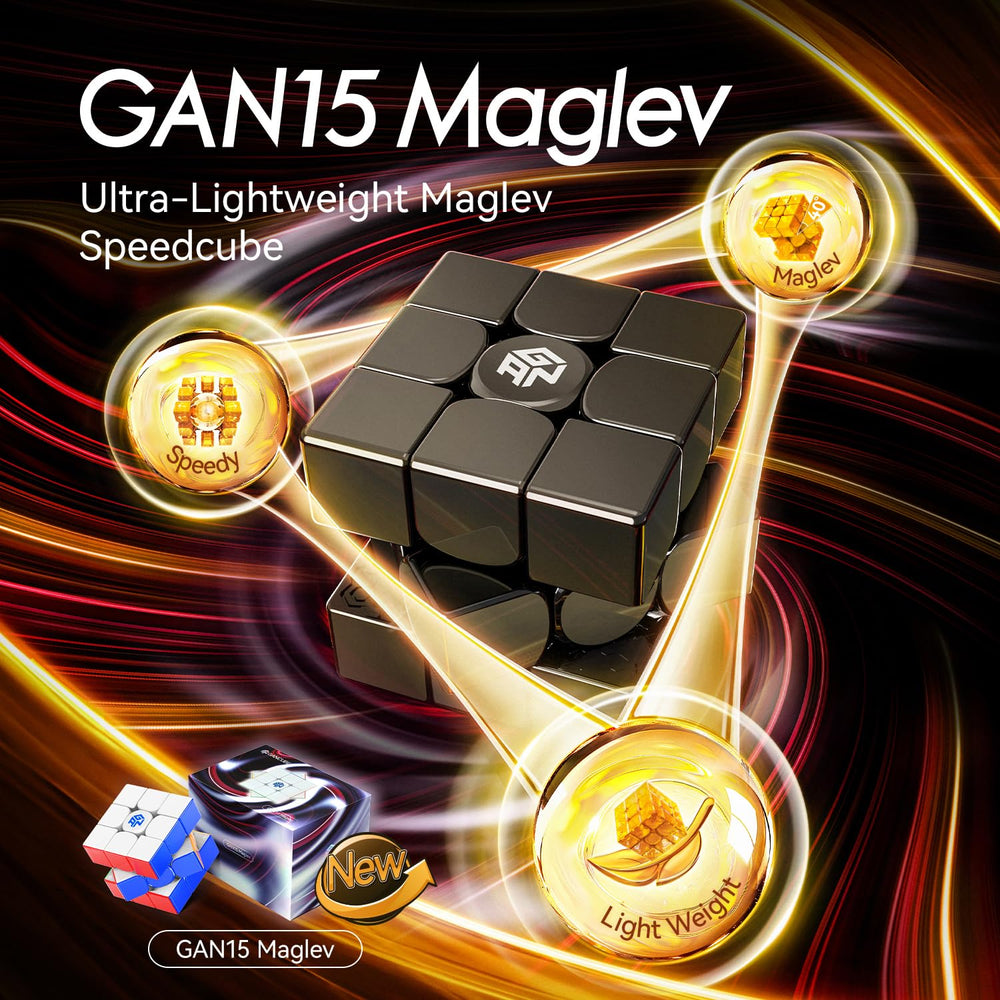 GAN 15 Maglev magnet alignment aiding effortless layer pairing.