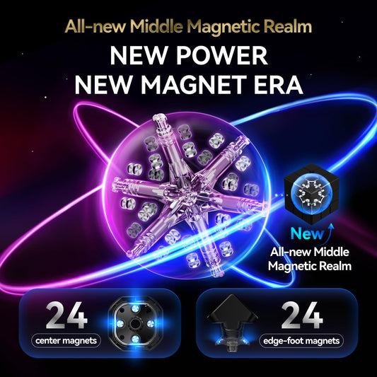 GAN 16 Maglev Max magnet arrangement shows strong positioning during turns.