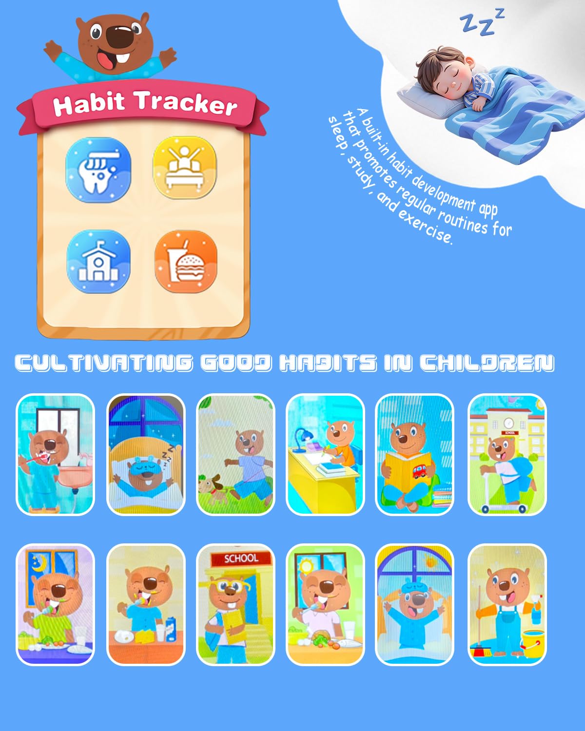 Gandashi Kids Smart Phone featuring ABC learning with letter sounds.