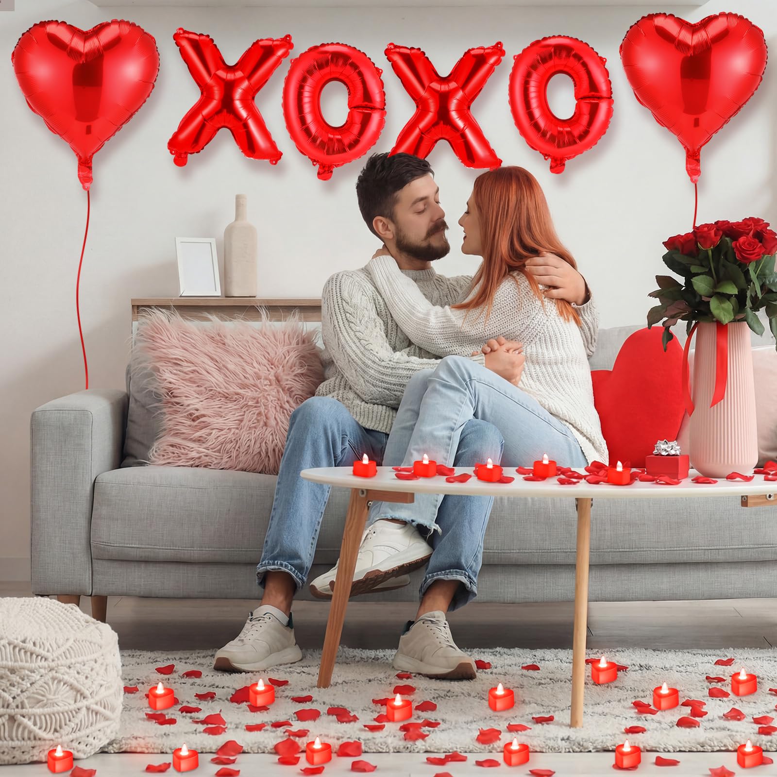 Ganeen arch display ideas with balloons and petals for a memorable night