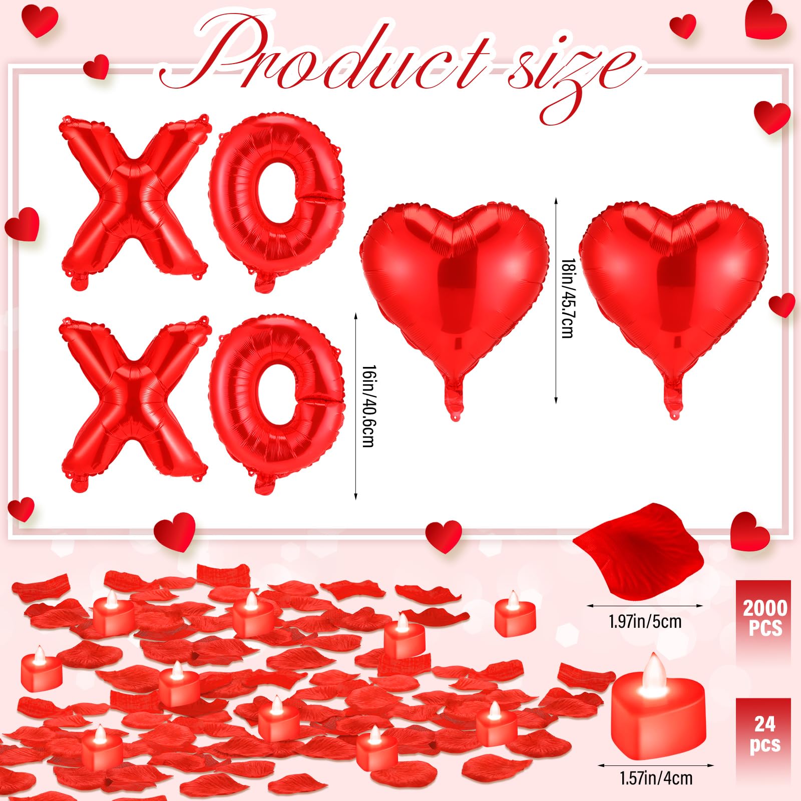 Ganeen 2000 red rose petals ideal for elegant floor accents
