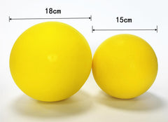 Ganjiang yellow foam ball for indoor activities and easy grip