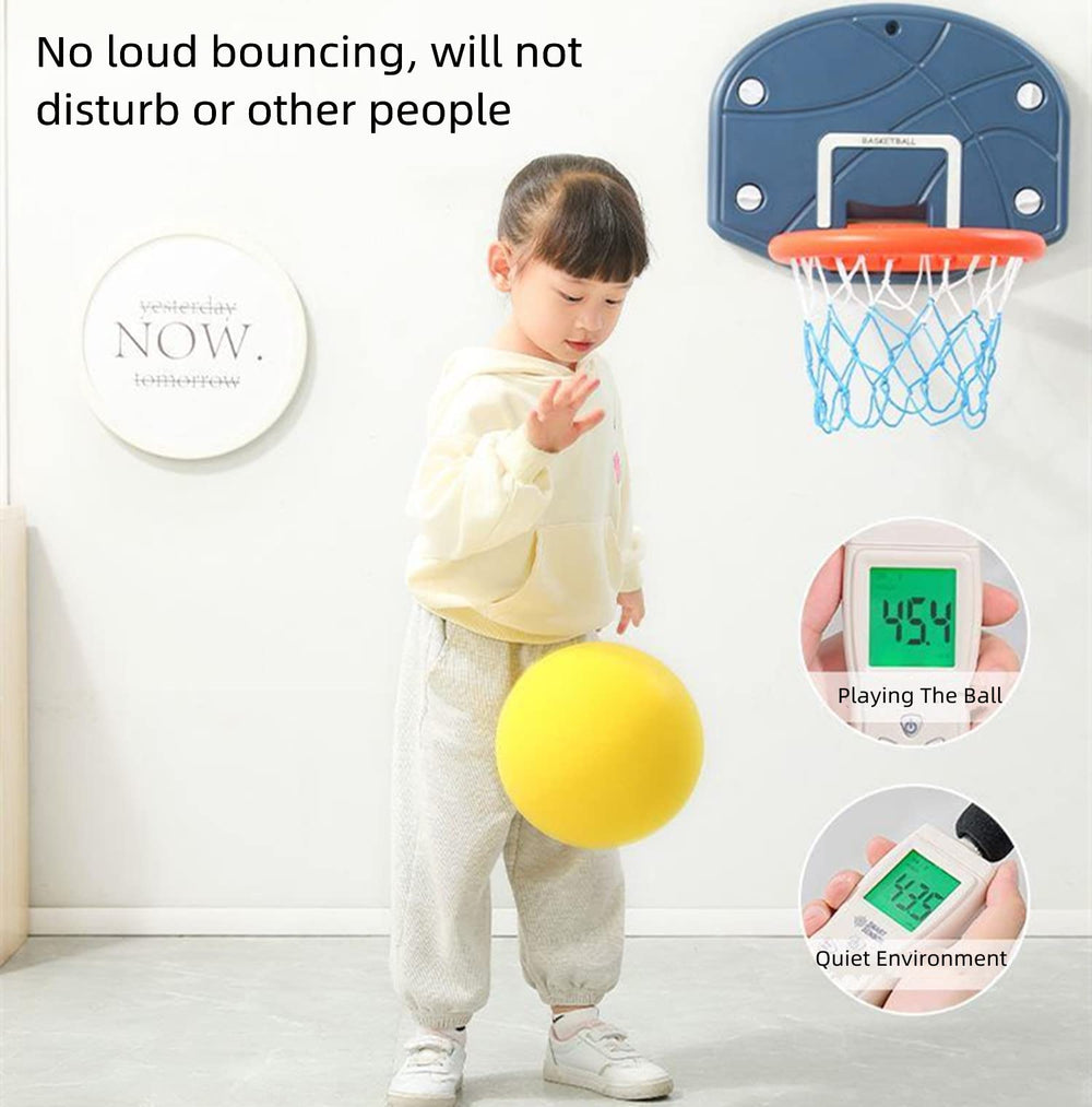 Ganjiang yellow foam ball with easy grip for catching and passing