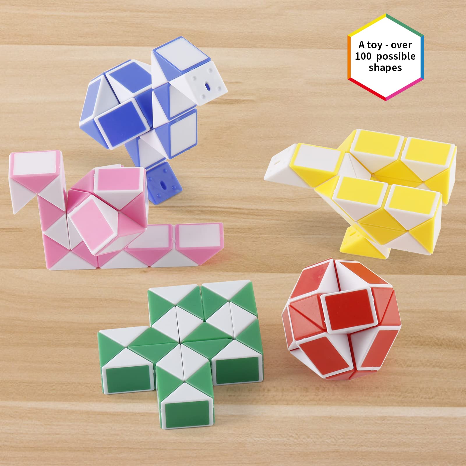Ganowo classroom prize snake cube twist fosters hands on play and exploration