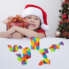 Ganowo Snake Cube stair formation highlights fine motor practice in classroom settings.