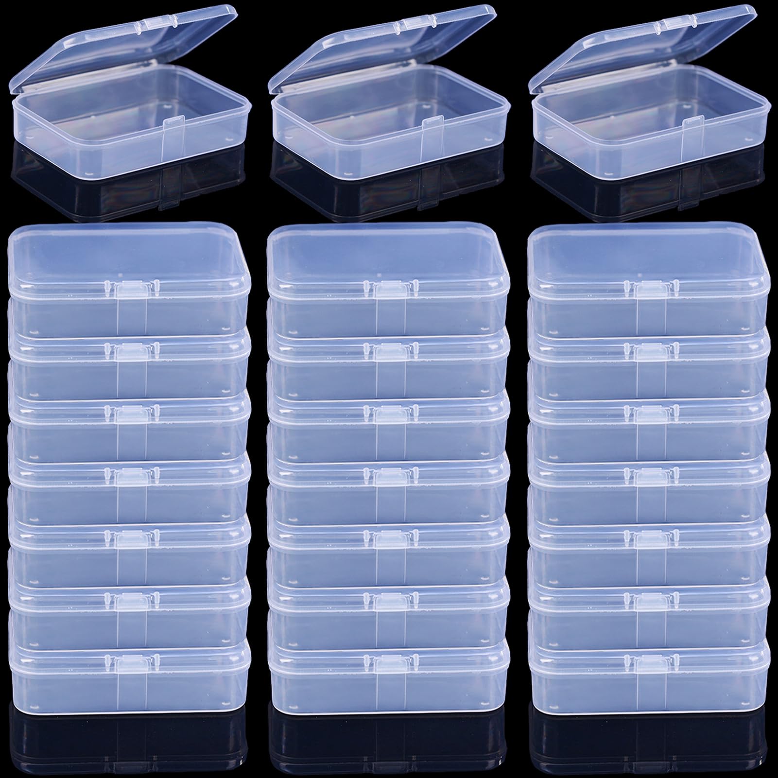 Gansita clear card box deck setup keeps cards organized at a glance.