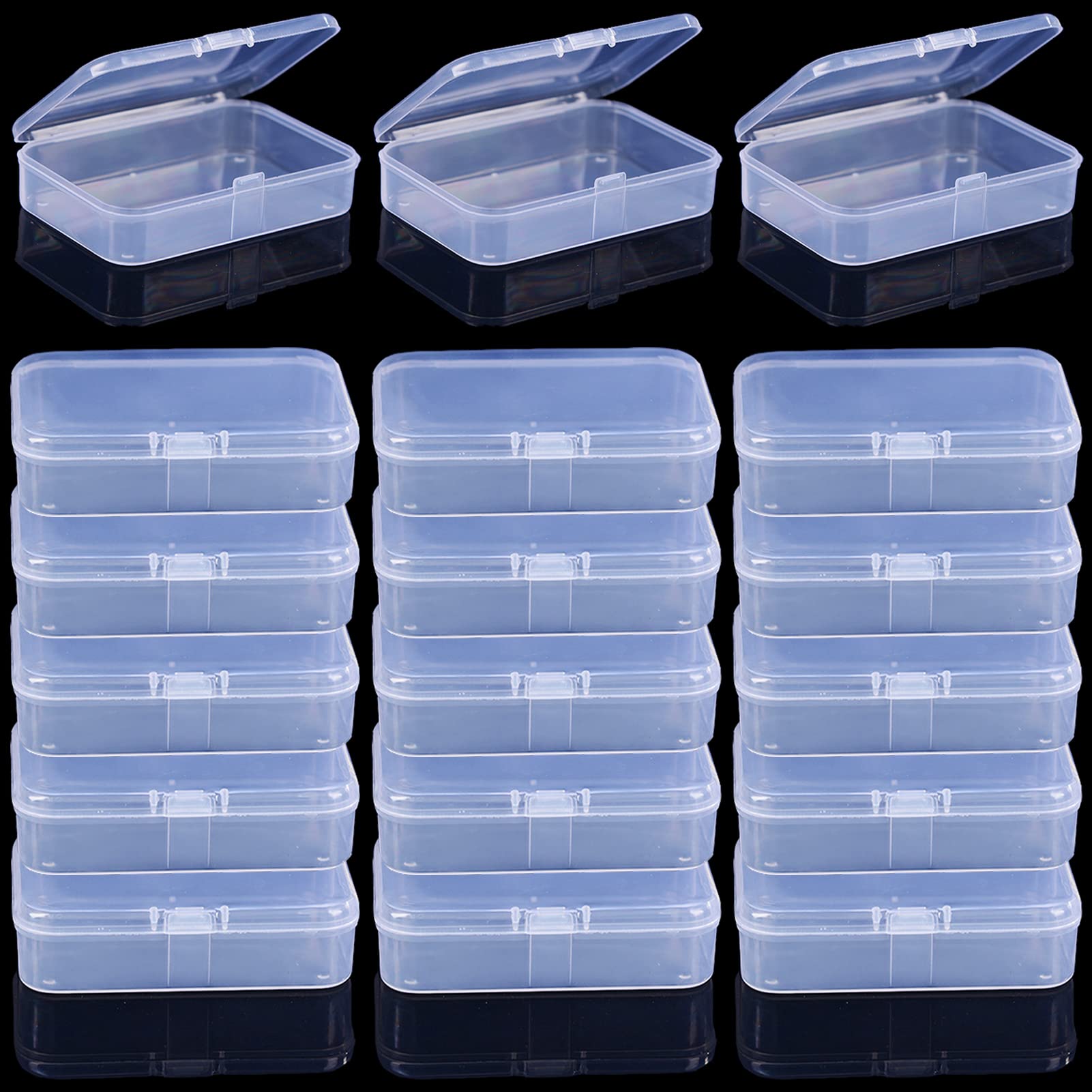Gansita clear card box snaps closed for secure deck storage