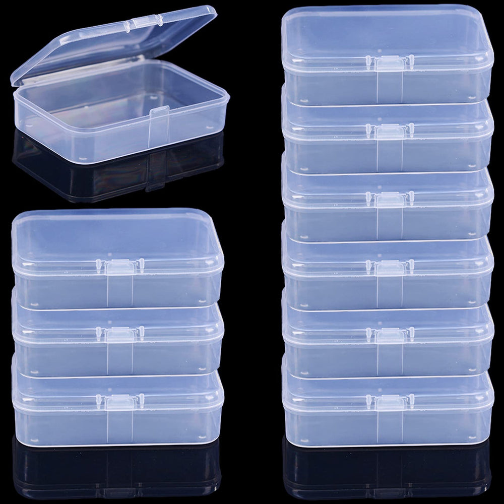 Gansita clear card box with snap closure, ideal for organizing a deck on the go.