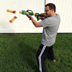 Gantan toy gun compatibility with Nerf blasters for versatile games