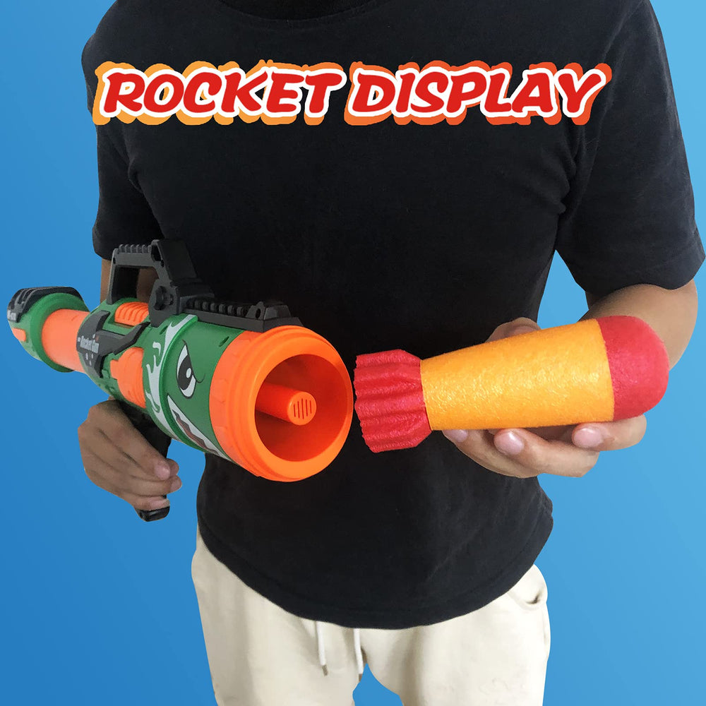 Gantan foam rockets six-pack with soft tips for indoor or yard battles