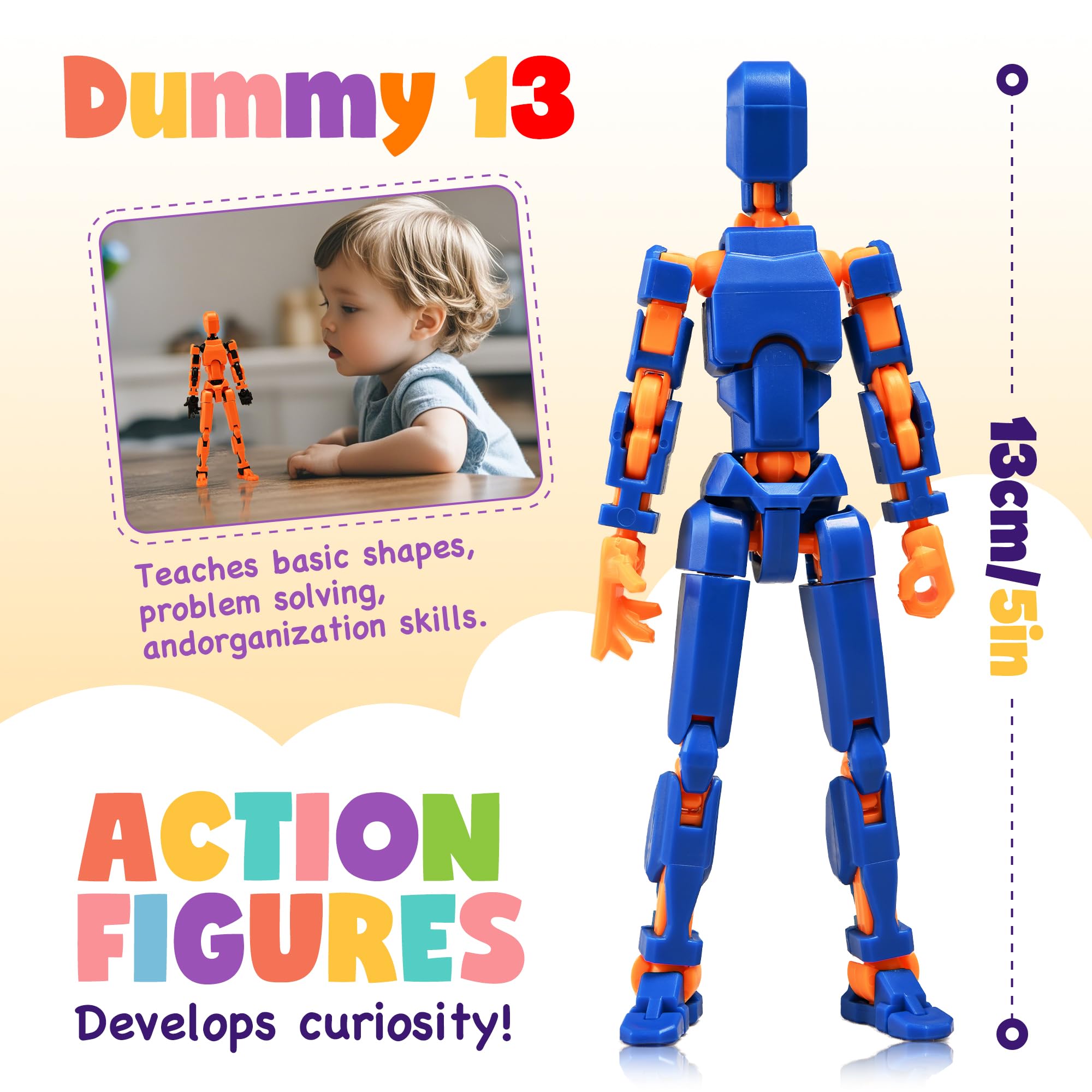 GAOFBA T13 multi-jointed articulation enables versatile pose options.