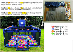 Gaorui ball pit suitable for both indoor and outdoor use.