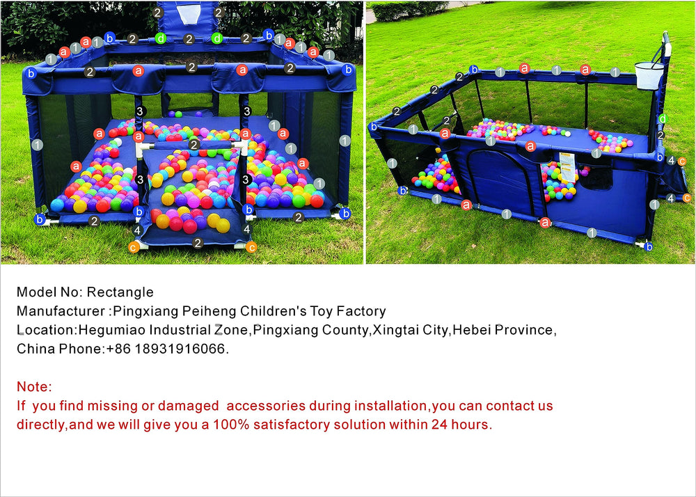 Gaorui ball pit creates a dedicated kids playground space at home.