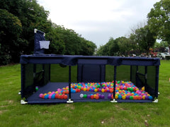 Gaorui ball pit soft bottom padding enhances baby safety and comfort.