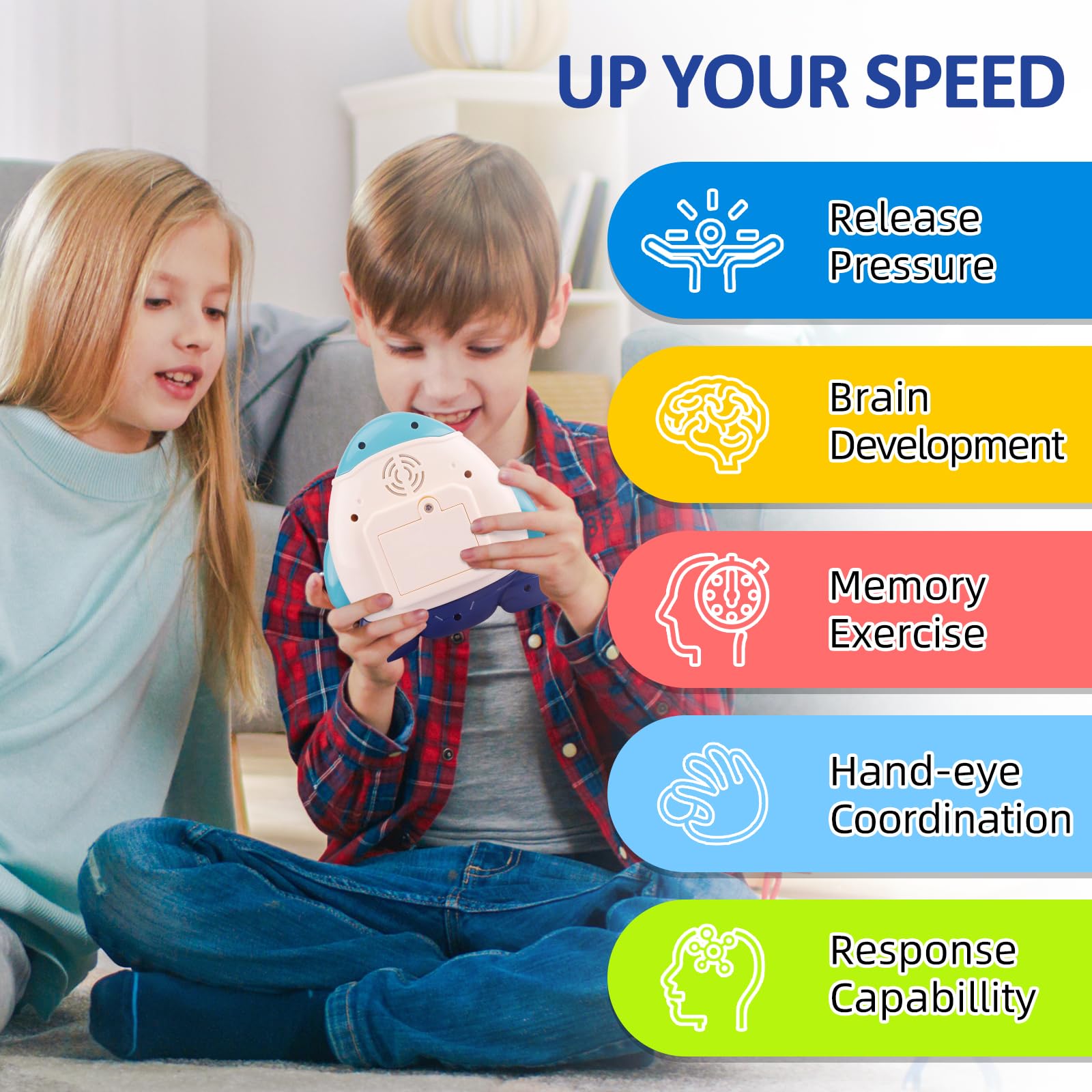 GAPER GO handheld puzzle sensory toy compact for on-the-go practice.