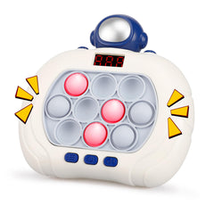 GAPER GO Pop Game astronaut toy, main shot showing popping action and LED glow