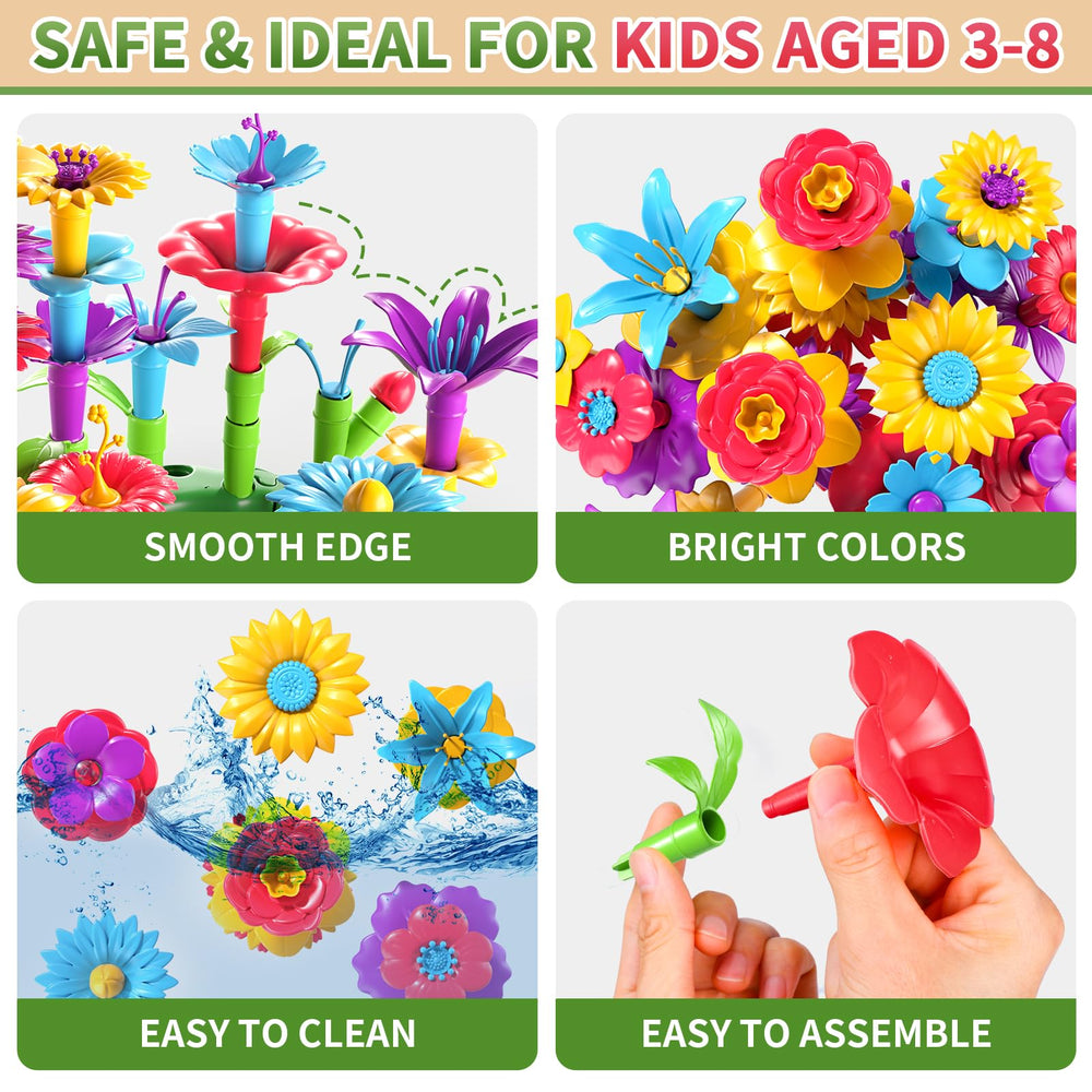 Garbo Star bright color garden assembly inspires hands-on STEM exploration.
