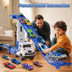 Garbo Star transport truck with fold-down ramp simplifies loading.