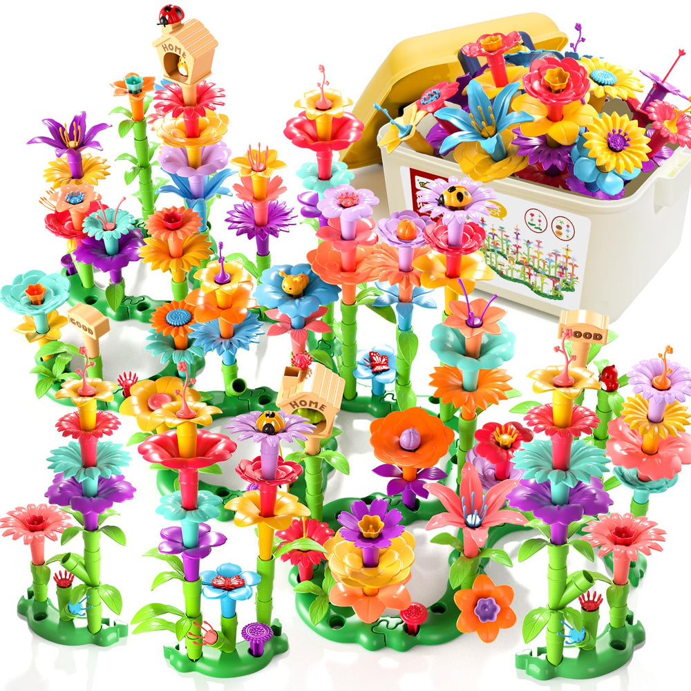 Garbo Star storage box keeps the garden parts organized for easy cleanup.