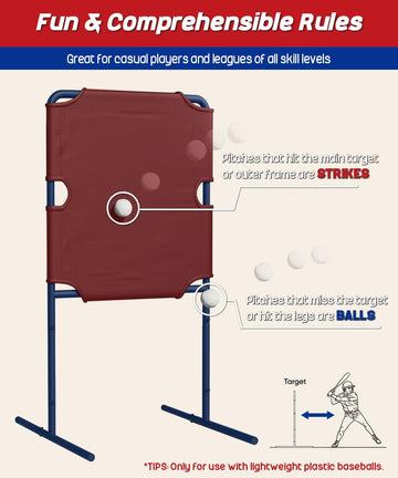 Garbuildman freestanding base ensures stability against wind during practice