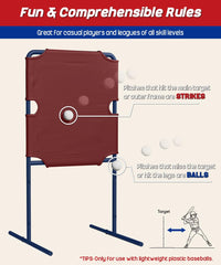 Garbuildman freestanding base ensures stability against wind during practice