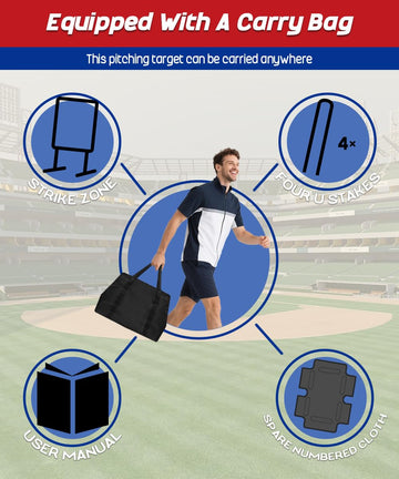 Sturdy freestanding stand resists wind for consistent training sessions.