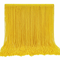 Garma Mardi Gras beads 144-piece pack for festive parades and costumes.