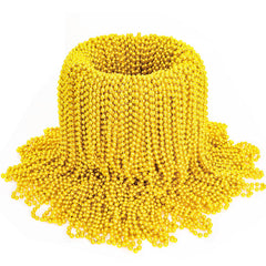 Garma Mardi Gras beads durable plastic construction keeps party gear reliable.