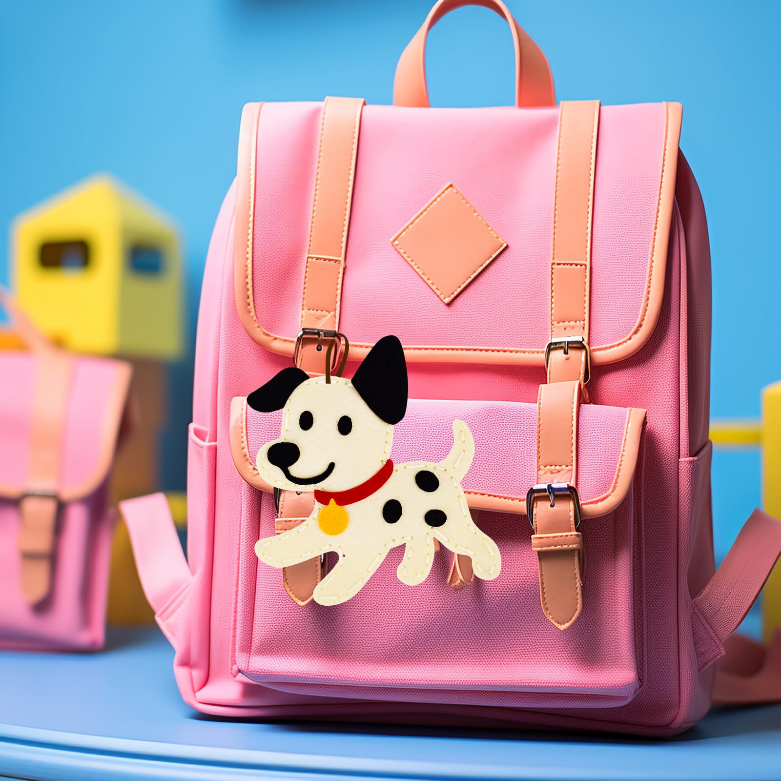 Garma Puppy Sewing Kit felt animal pieces ready for sewing adventures.