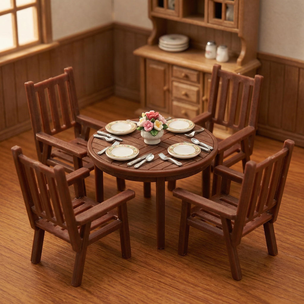 Garneck versatile set for dollhouse, fairy garden, and tiny restaurant scenes.