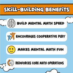 Gartana Games Math Blast partner play encourages teamwork and quick calculations.