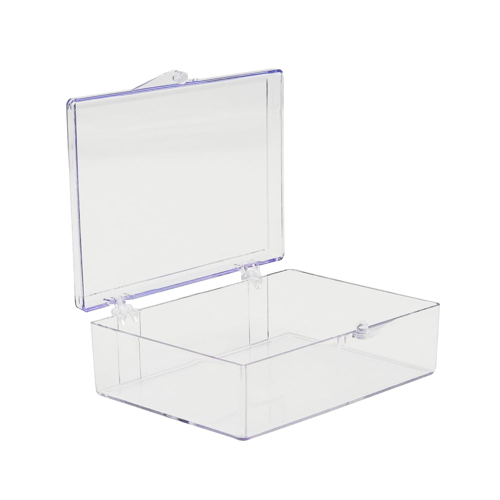 Gary Plastic Packaging 10-pack clear hinged containers, perfect for showcasing collectibles.
