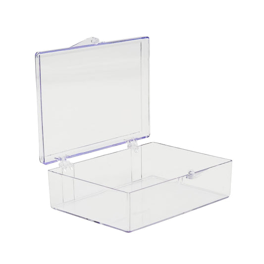 Gary Plastic Packaging 10-pack clear hinged containers, perfect for showcasing collectibles.