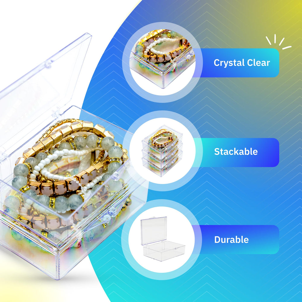 Gary Plastic Packaging bead storage box for tidy, visible bead inventory.