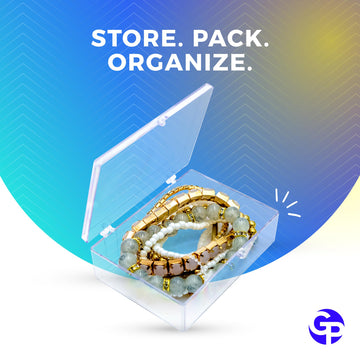 Gary Plastic Packaging craft organizer box for beads and scrapbooking pieces.
