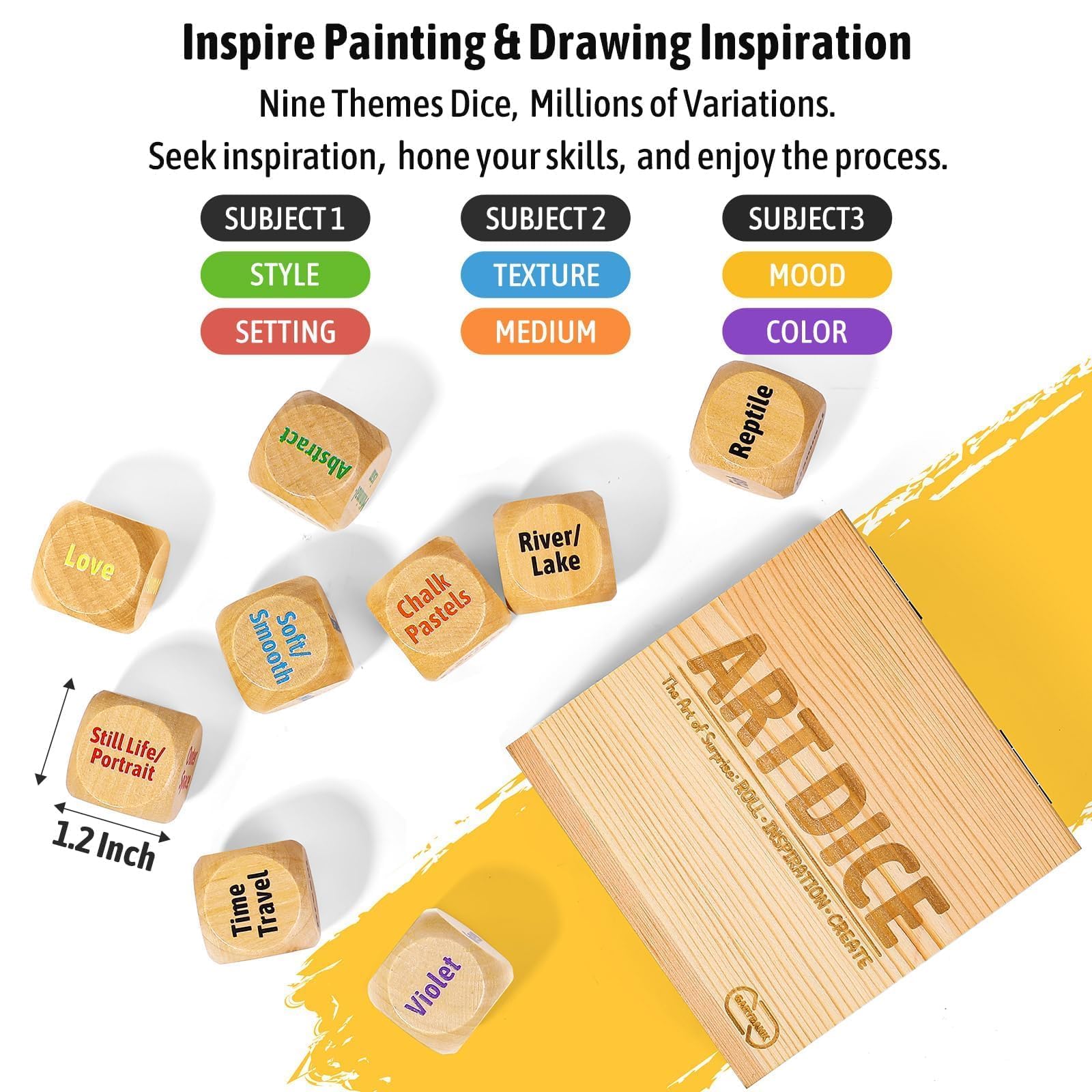 Garybank Color Wheel Card to practice color relationships and palettes