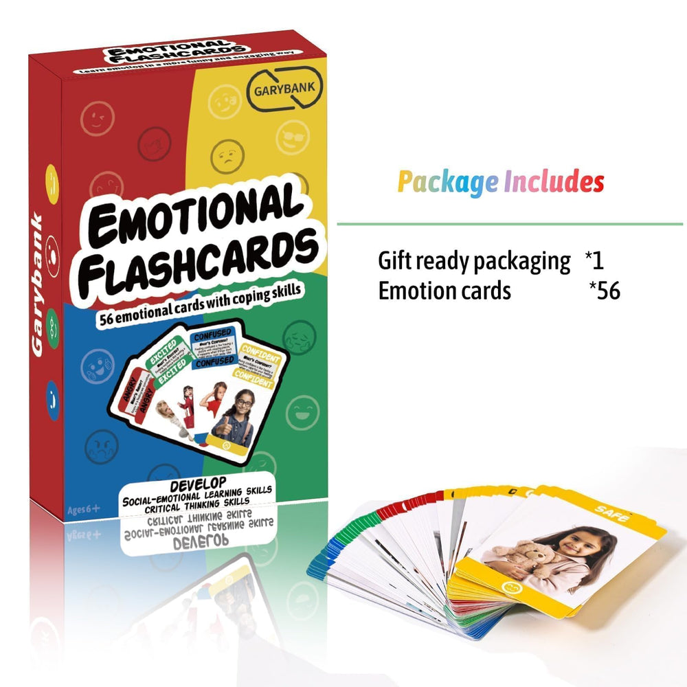 Garybank Emotion Cards provide versatile emotion learning in any setting.