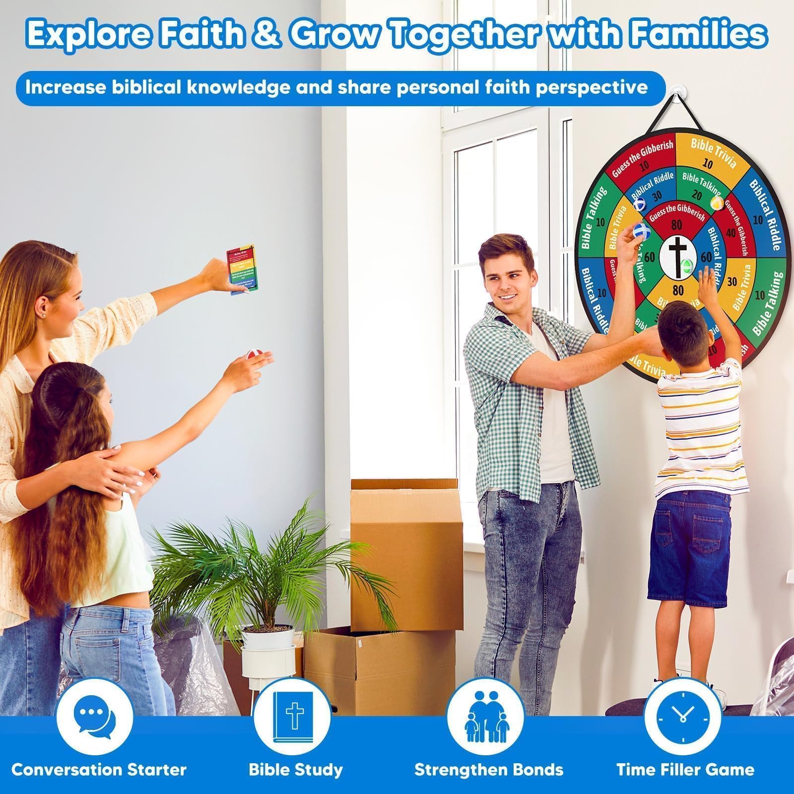 Garybank family game night boosts Bible learning with fun, safe competition.