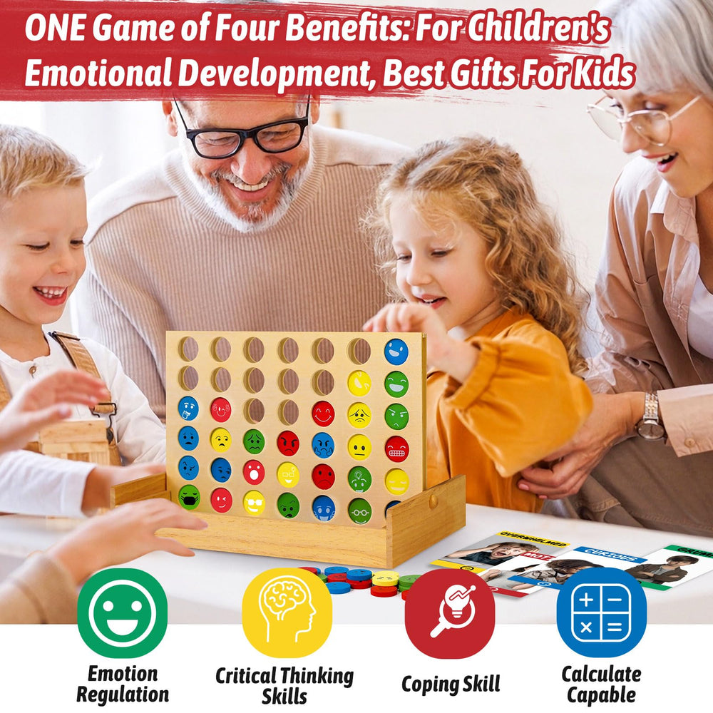 Garybank Feelings Connect colorful discs increase kid participation and learning.